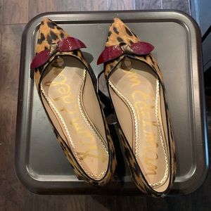 Sam Edelman leopard flats